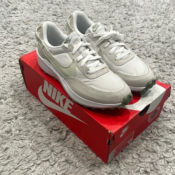 Nike Shoes - NWT Nike Wmns Waffle Debut. Size 9. Color White/Sea Glass - Oil Green